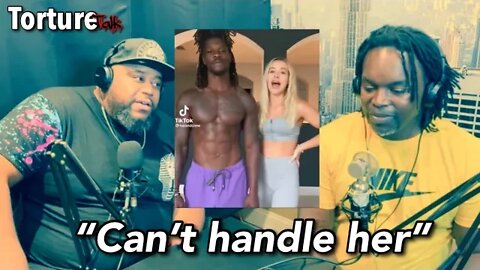 “Can’t handle” and did this white girl buy a black man? 🤔 TT