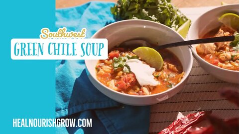 Southwest Green Chile Soup