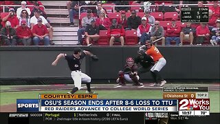 OSU's Season Ends After 8-6 Loss to TTU