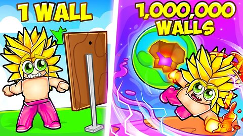 Punching 1,000,000 Walls in ROBLOX!