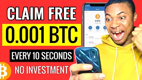 EARN FREE BITCOIN BTC EVERY 10 SECONDS | NO MINING NO REFERRAL NO INVESTMENT