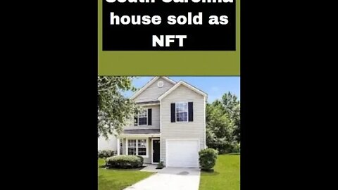 South Carolina House Sells as NFT #youtubeshorts #bitcoin #nftcommunity