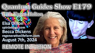 The Quantum Guides Show E179 Elsa Dillon & Becca Dickens – REMOTE INTUITION