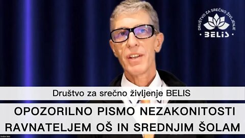 NEZAKONITA OBVESTILA STARŠEM OTROK - Opozorilno pismo RAVNATELJEM - osnovnih in srednjih šol.