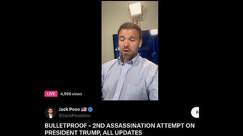 LIVE: BULLETPROOF - 2ND ASSASSINATION ATTEMPT ON PRESIDENT TRUMP, ALL UPDATES