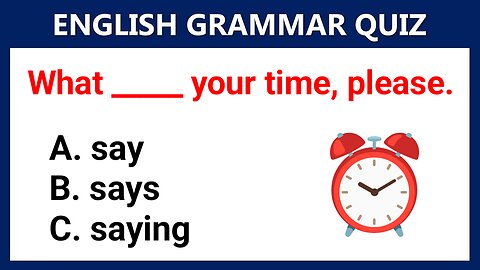 Only Genius Can Answer This Tricky English Grammar Quiz Video