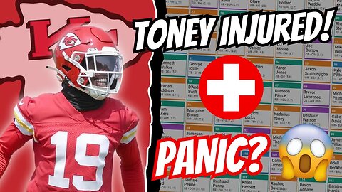 Kadarius Toney INJURED in Practice... Let's Discuss! | Fantasy Football 2023 Stream #39