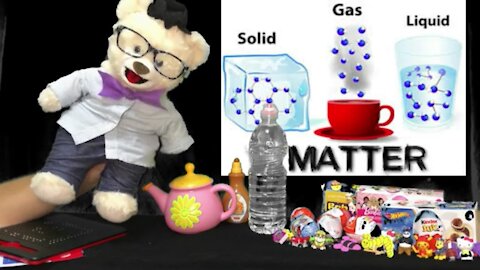 Learn all about Matter with Chumsky Bear | Surprise Toy Opening | STEM | Science Videos for Kids