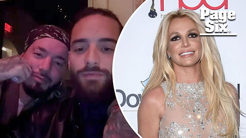 Britney Spears gets late-night sushi with Maluma and J Balvin on NYC trip ahead of book release