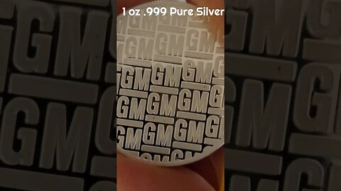 1 oz GM silver logo round