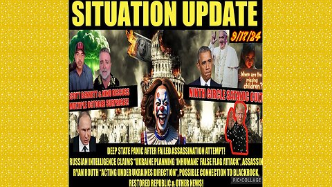 SITUATION UPDATE 9/17/24 - No way out, DS Panic After Failed Assassination Attempt, Oct Surprises