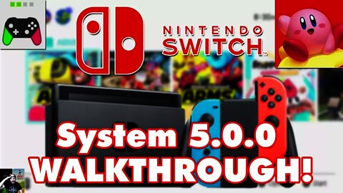 Nintendo Switch Update 5.0 TOUR! (Kirby & ARMS Icons, Twitter & Facebook Friends, & More!)