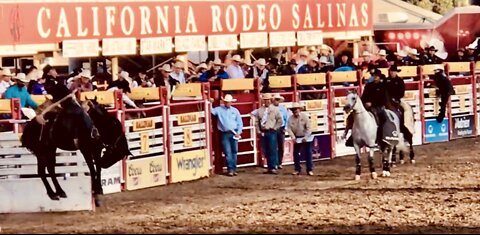 California Rodeo Salinas Highlights 7-22-2022 / Broncos, Bulls, and Fireworks