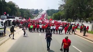 South Africa - Johannesburg - EFF Shutdown (Video) (fjt)