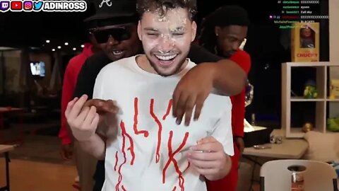 Adin Ross gets creamed in the face again 🤣😅 #shorts #adinross #adinlive #shortvideo