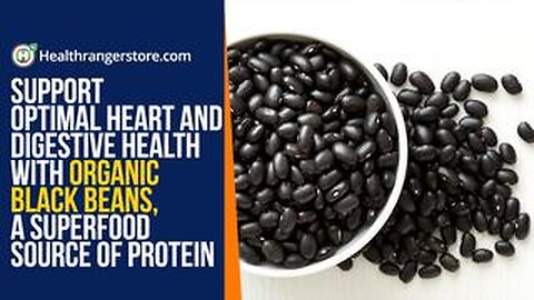 Support optimal heart and digestive health with Organic Black Beans, a superfood source of protein