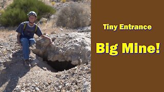 Secret Entrance Into A Large Zinc Mine