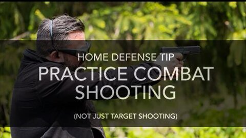 (Video Short) Combat Shooting Practice (in the backyard)