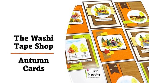 The Washi Tape Shop | Autumn Cards