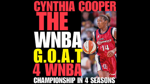 WNBAB #70 WNBA GOAT CYNTHIA COOPER-DYKE