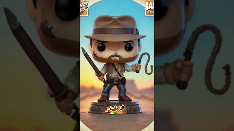 Funko Indiana Jones -AI Art #shorts#shortvideos#Funko#IndianaJones