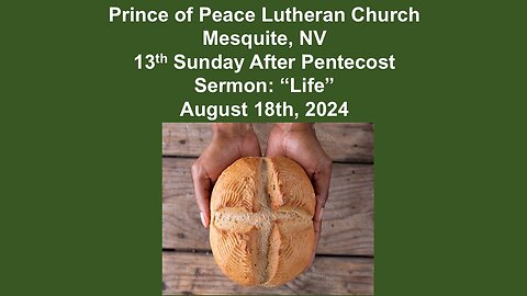 PART 1: Thirteenth Sunday After Pentecost Divine Service