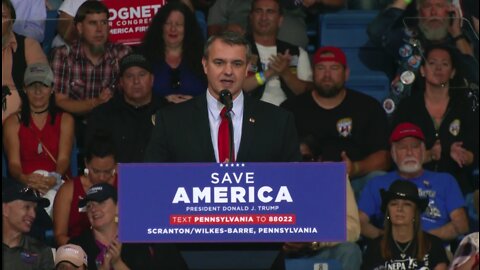 Jim Bognet Remarks at Save America Rally in Scranton/Wilkes-Barre, PA - 9/3/2022