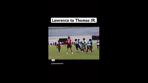 Lawrence to Thomas JR. #shorts #footballshorts #nfl #jacksonvillejaguars #football #fantasyfootball