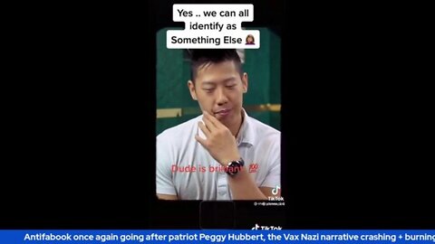 Antifabook once again going after patriot Peggy Hubbert, the Vax Nazi narrative crashing + burning