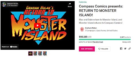 Episode 363: Return to Monster Island #IndieGoGo with Graham Nolan!