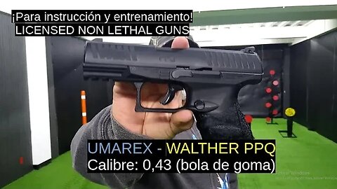 UMAREX Walther PPQ -Calibre 0,43 (Bola de Goma)