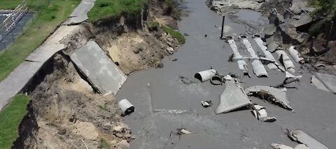 Portland, TX Dam failure (the end of Northshore Country Club!?)