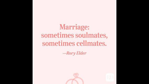 Funny marriage