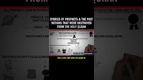 Stories of PROPHETS & the Past NATIONS That Were DESTROYED from The HOLY QURAN