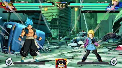 [DBFZ] YourAOss (Blue Gogeta) vs Iveyboom (Android 18) - Dragon Ball FighterZ