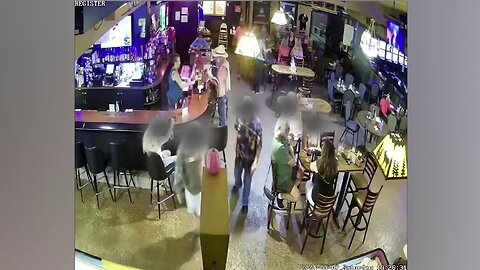 Surveillance Footage Shows Moment Truck Crashes Into Elk's Lodge, Injuring 30 People