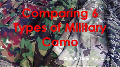 Comparing 6 types of military camo