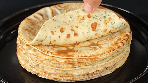 PERFECT Pancake Recipe - Soft and Fluffy! Turkish chef showed how to cook BEST Pancakes!