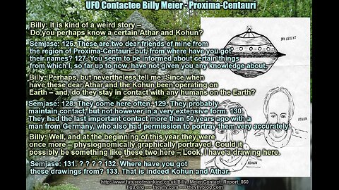 Billy Meier UFO Contact Reports - Contactee Horst Fenner