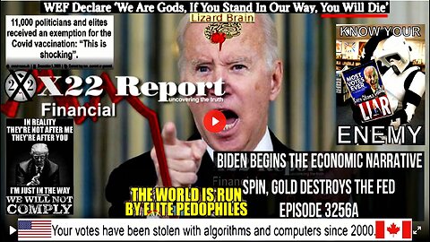 Ep 3256a - Biden Begins The Economic Narrative Spin, Gold Destroys The Fed