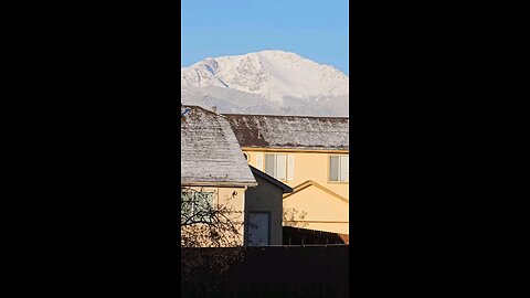 beautiful winter Colorado morning