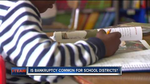 Bankruptcy not uncommon for school districts