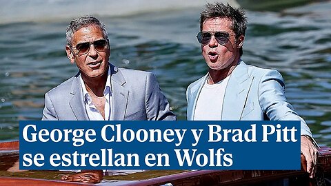 George Clooney y Brad Pitt se estrellan contra su carisma en Wolfs