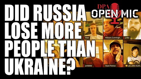 Why do you think Russians lost more people than Ukraine? | DPA Open Mic