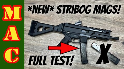 NEW Stribog CURVED mags! We put them to the test.