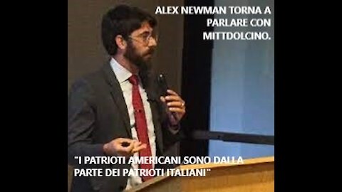 Alex Newman torna a parlare con noi. "I patrioti americani sono dalla parte dei patrioti italiani"