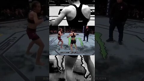 Joanna Jedrzejczyk vs Weili Zhang Highlights #mma #ufc #fighting #shorts