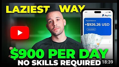 Laziest AI Side Hustle to Make Money FROM YOUR PHONE ($900/Day)