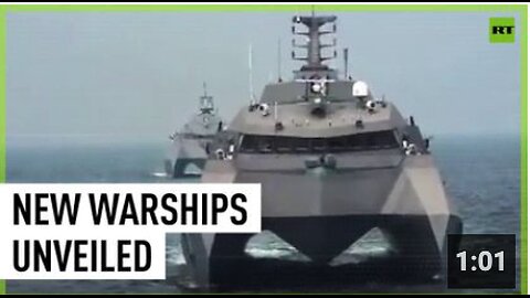 Iran shows off two new stealth warships