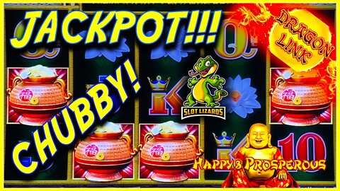 BACK TO BACK TO BACK BONUSES!!! JACKPOT HANDPAY ACTION!!! Dragon Link Happy and Prosperous Slot